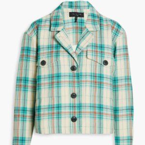 Rag & Bone Cropped Plaid Jacket